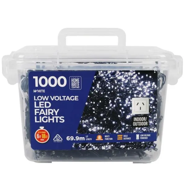 1000 Pack White Led Fairy Light - 69.9m