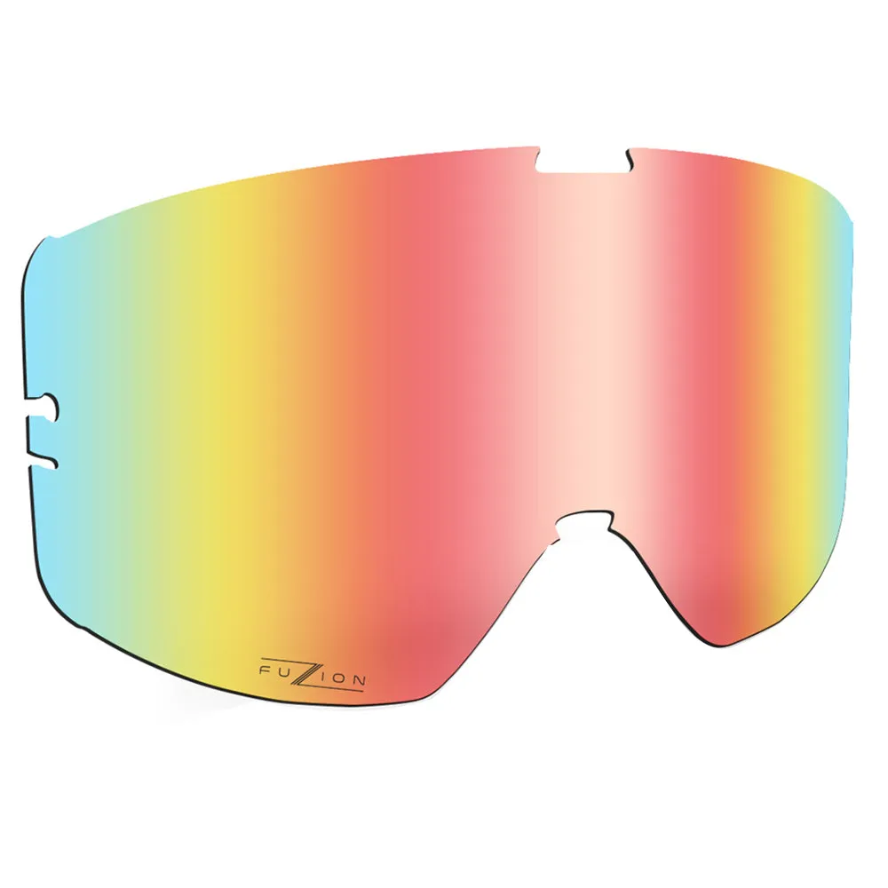 509 F02000700-000-401 Kingpin Fuzion Goggle Anti-Fog Anti-Scratch Quick Change Lens Fire