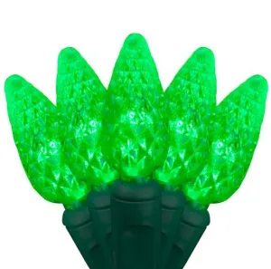 70 Green C6 Strawberry - Premium - LED Christmas Lights