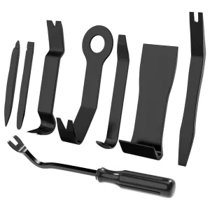 8 Pcs Auto Trim Removal Tool Set Black