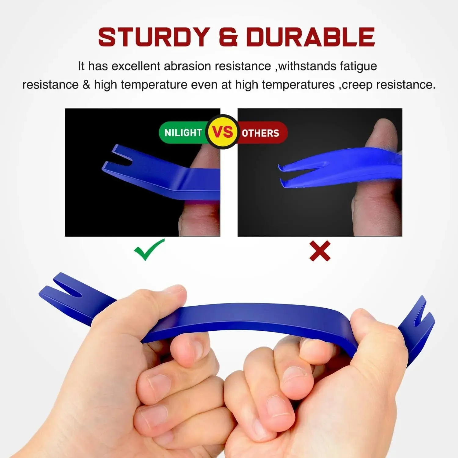 8 Pcs Auto Trim Removal Tool Set Blue