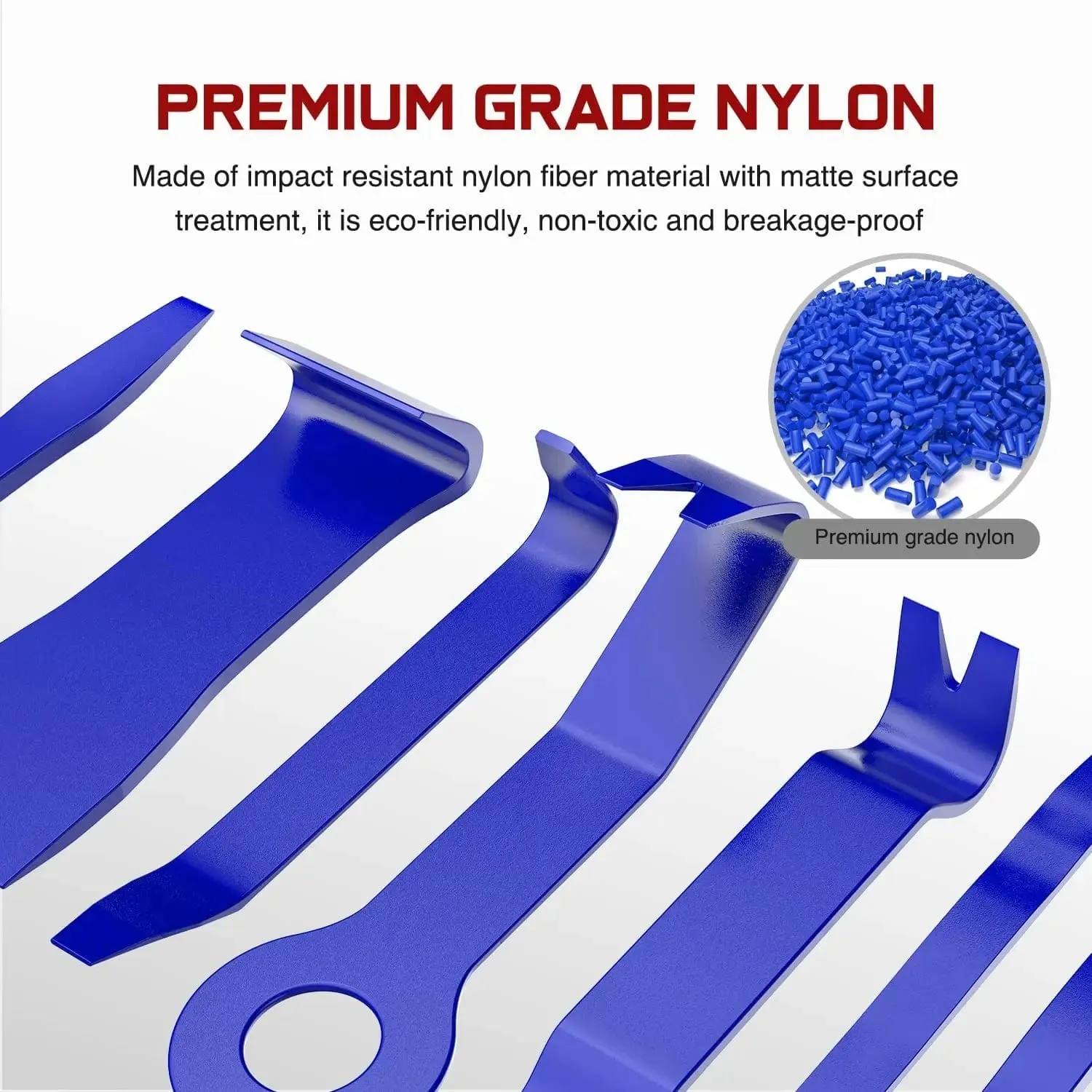 8 Pcs Auto Trim Removal Tool Set Blue