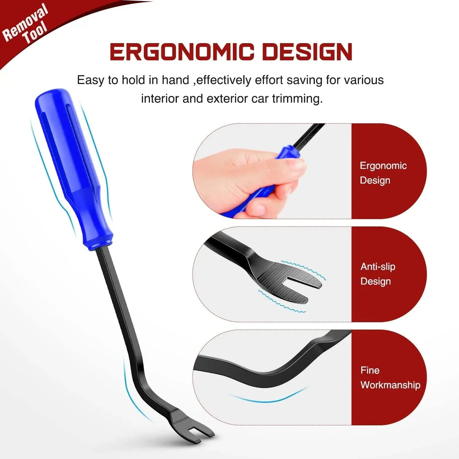 8 Pcs Auto Trim Removal Tool Set Blue