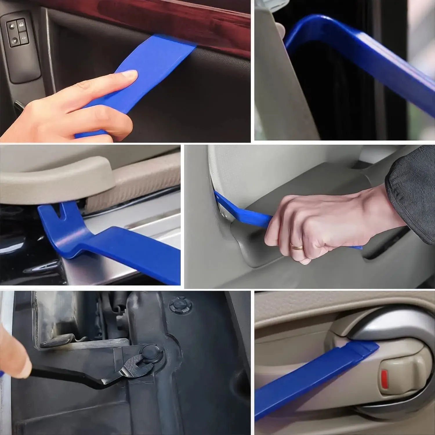 8 Pcs Auto Trim Removal Tool Set Blue