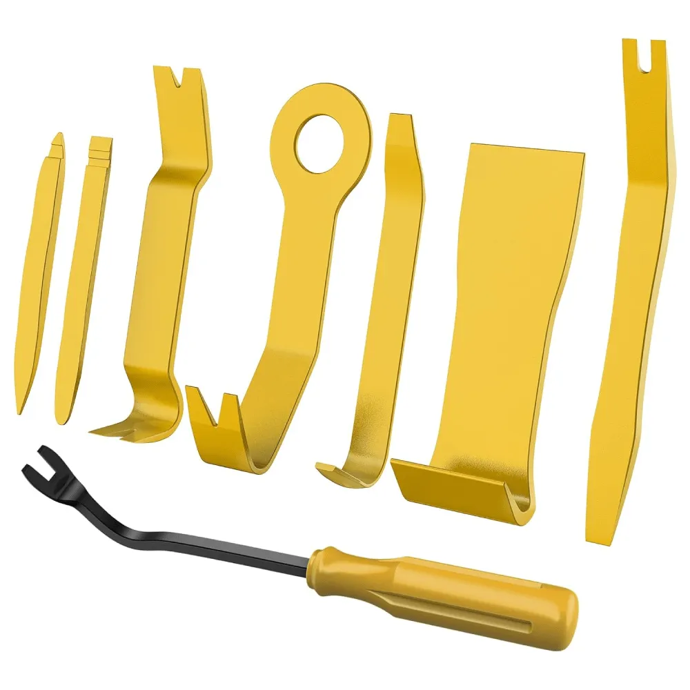 8 Pcs Auto Trim Removal Tool Set Yellow