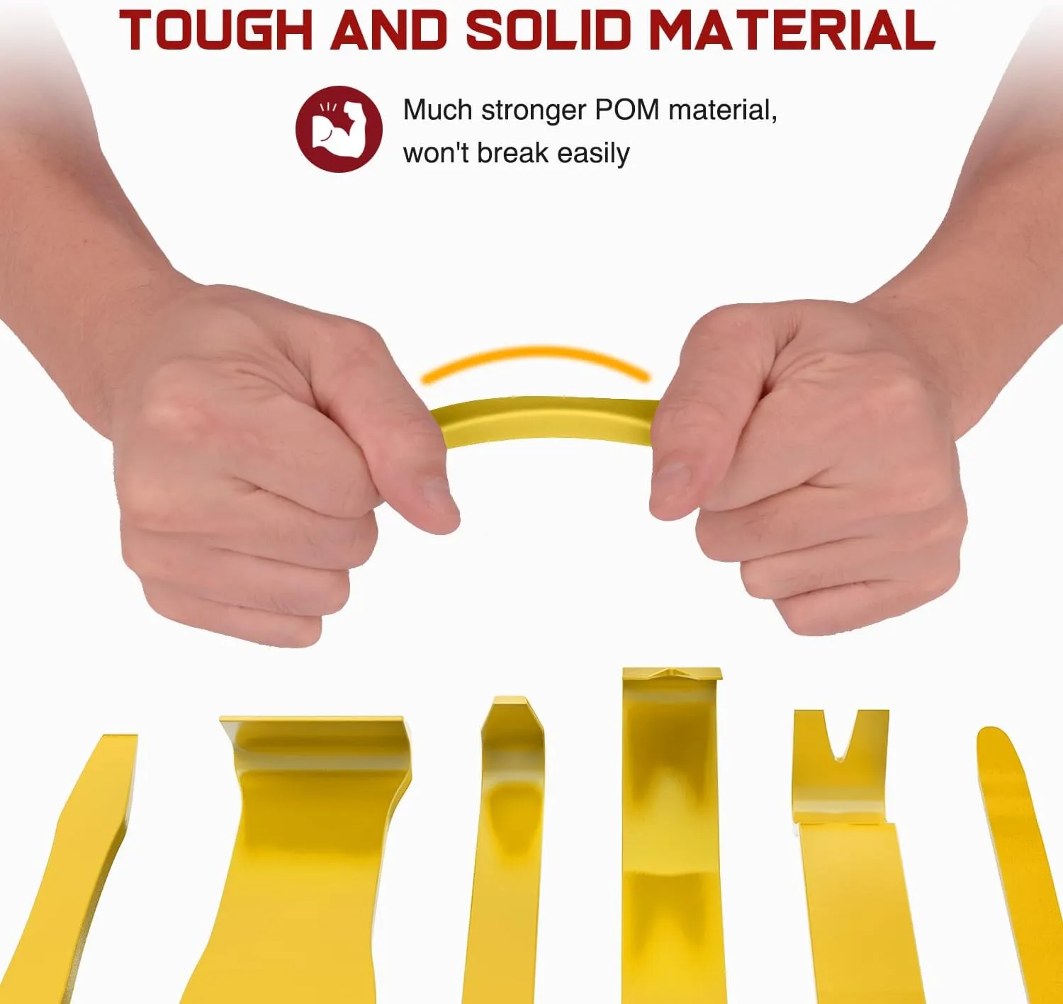8 Pcs Auto Trim Removal Tool Set Yellow