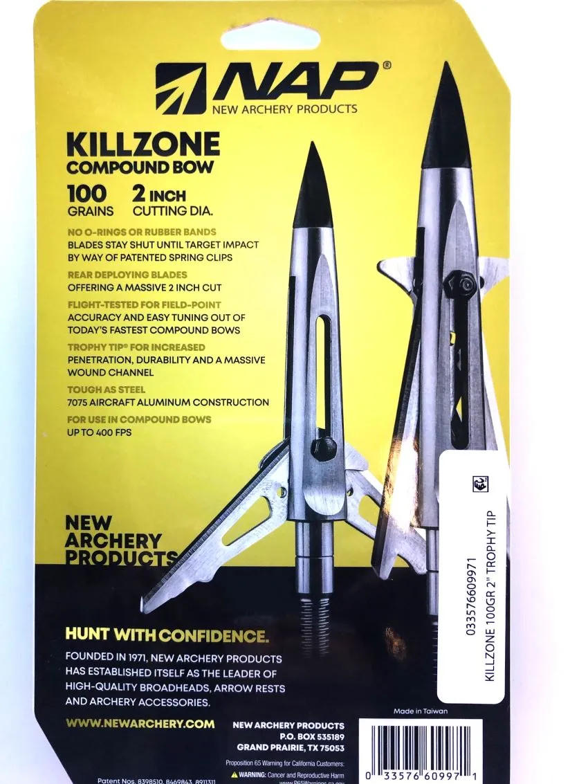 Allen Stryke Impact 3 Blade Broadhead 100gr 1in 3pk