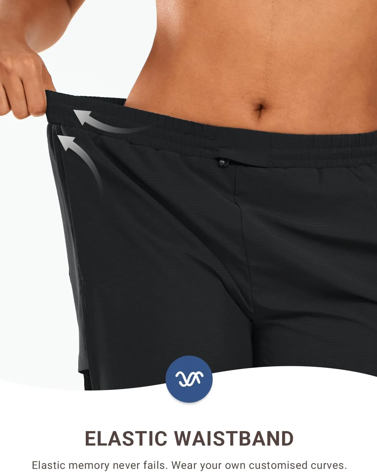ALLZERO Women's Swim Board Shorts 5" with Pockets Quick Dry Beach Shorts with Liner Ruched Waistband