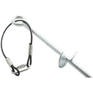 Alumagoal Auger Style Soccer Goal Ground Anchor