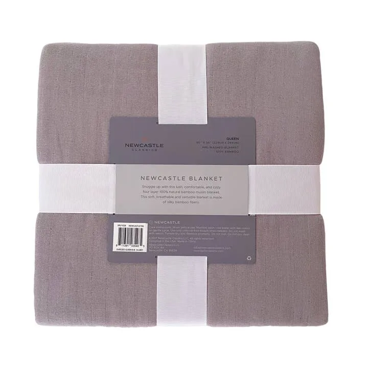 Bamboo Blanket Oversized - Grey