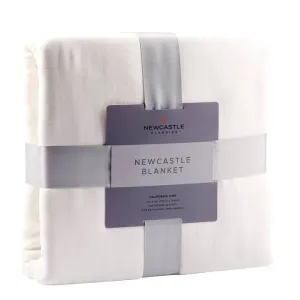 Bamboo Blanket Oversized - Pristine White