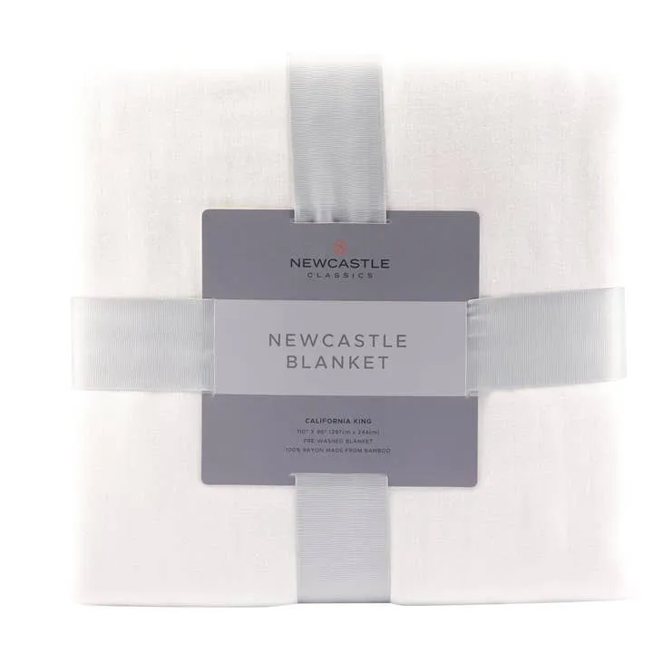 Bamboo Blanket Oversized - Pristine White
