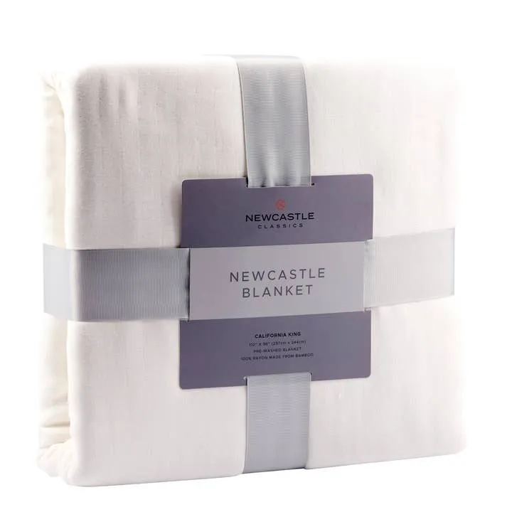 Bamboo Blanket Oversized - Pristine White