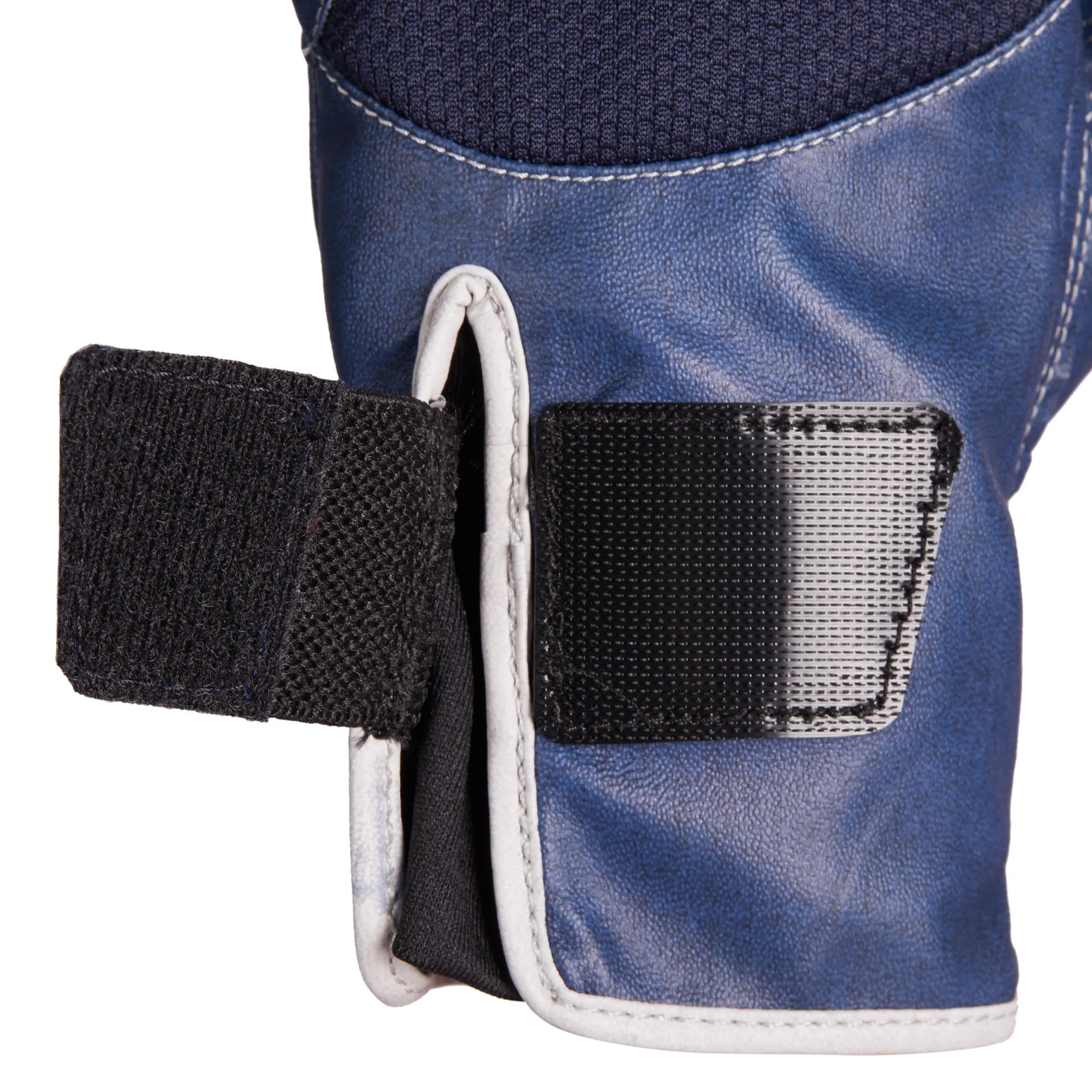 Fouganza riding gloves for children, blue