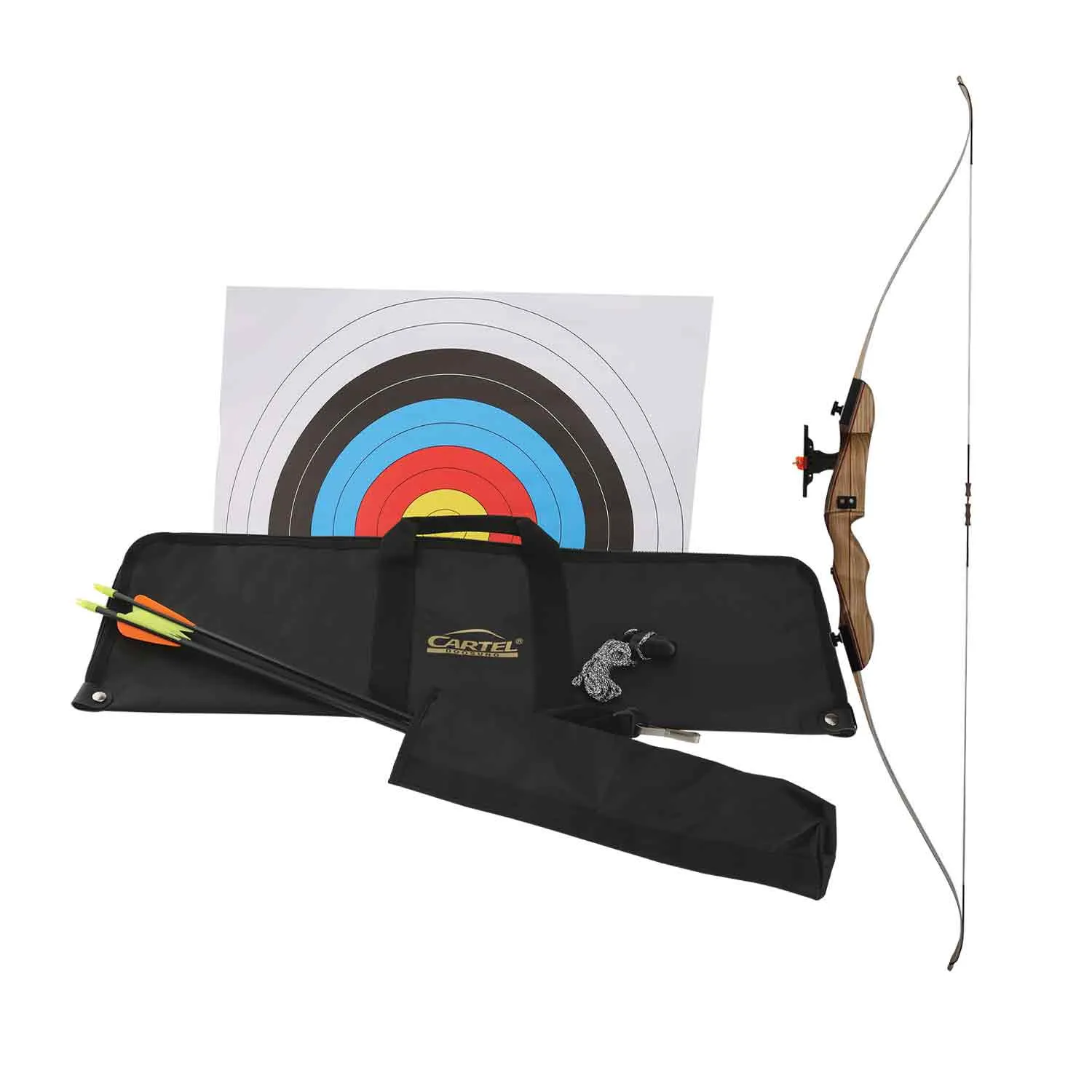 Galaxy Bullseye 62" Take-Down Recurve Bow Package