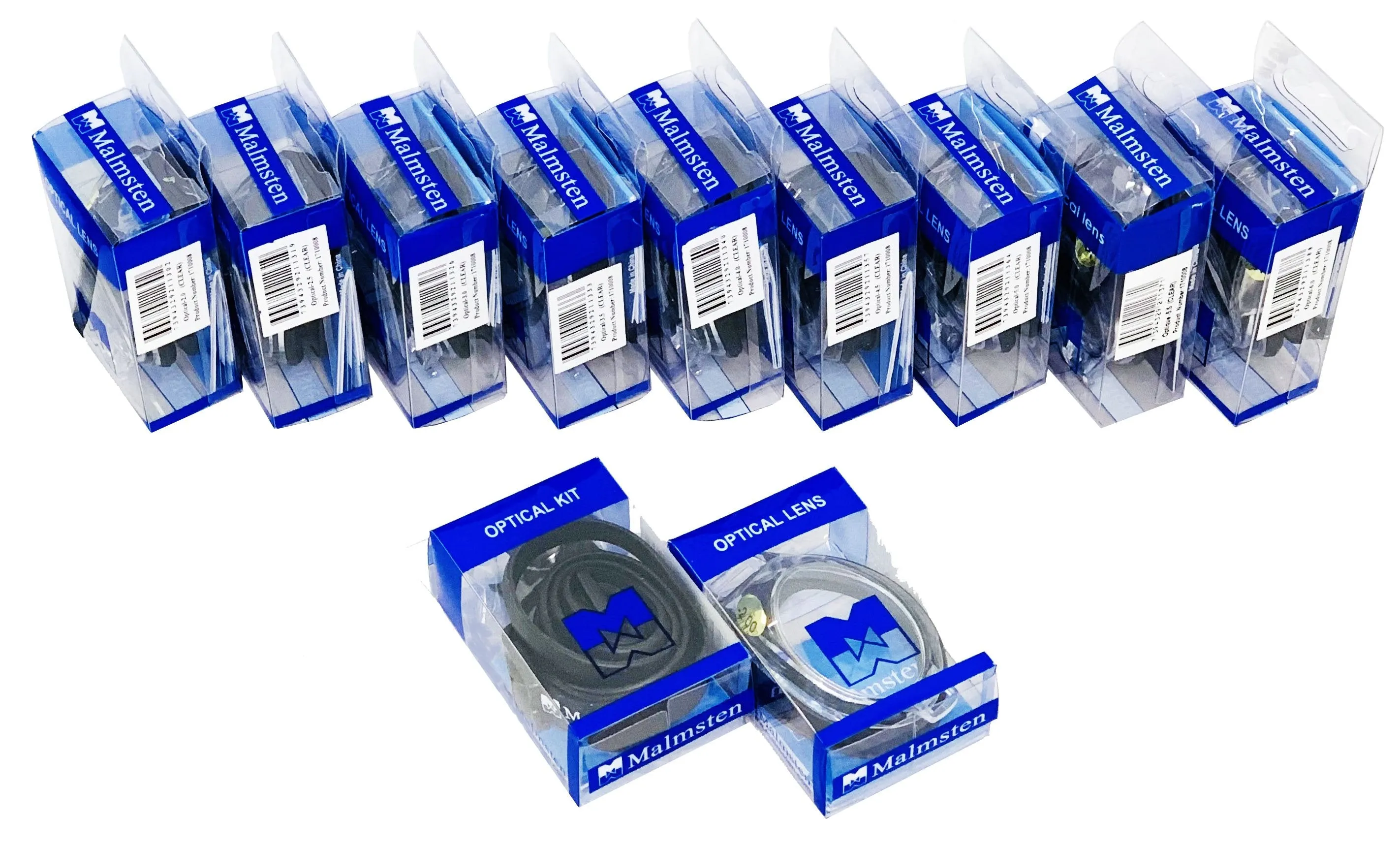 Goggles - MALMSTEN Customised Optical Lens Complete Set (2 pcs lens   1 pc assembly kit)