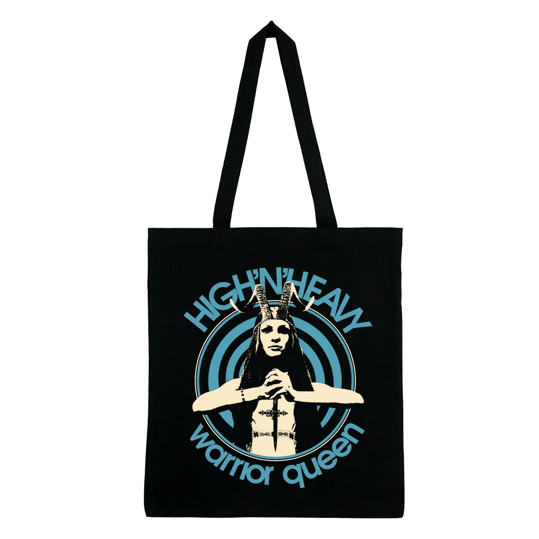 High N’ Heavy - Warrior Queen Tote Bag - Black