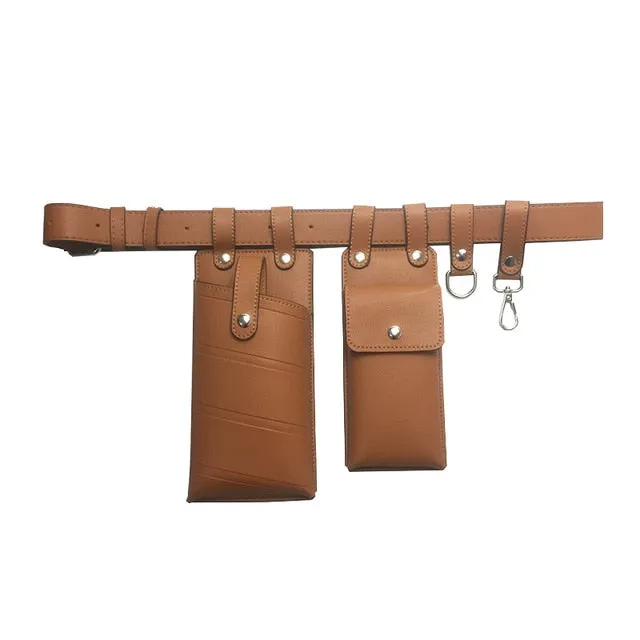 Leather Waist Belt Bag