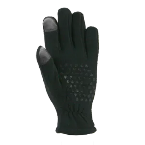 MICROFLEECE TOUCHSCREEN GLOVE - BLACK