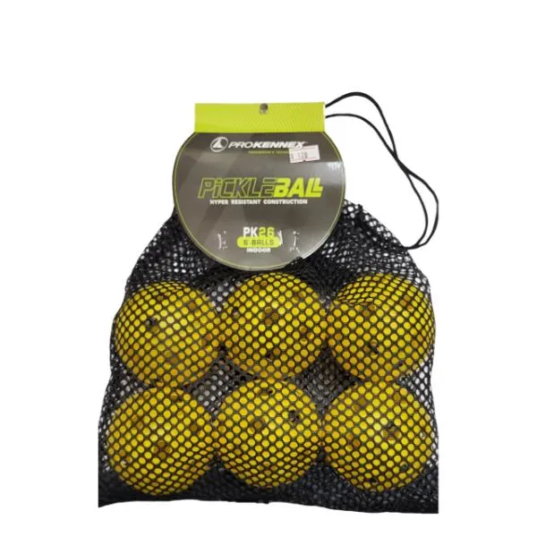 PROKENNEX - Indoor Pickleball (Pack of 6)