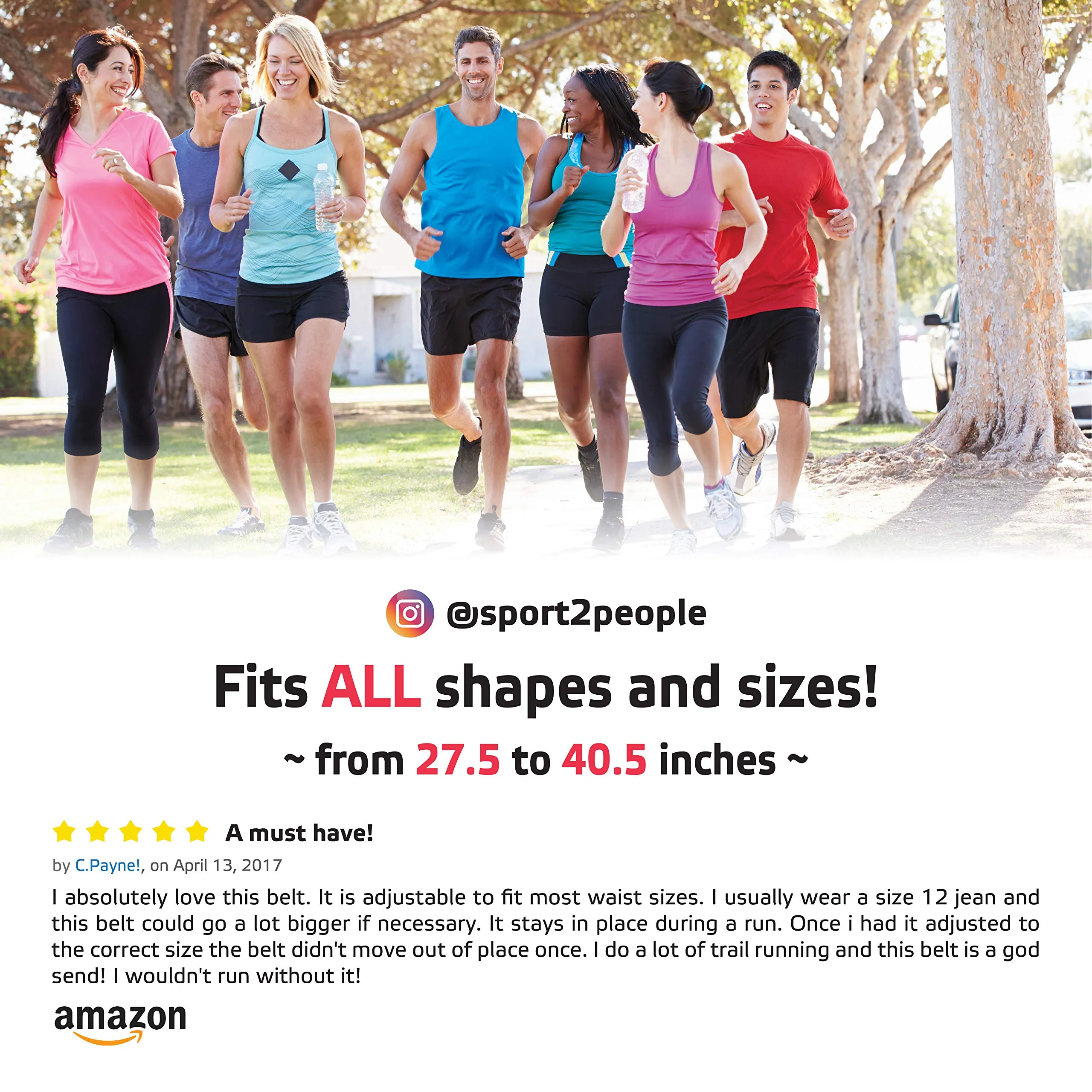 Running Belt USA Patented. Fanny Pack for Hands-Free Workout. iPhone X 6 7 8 Plus Buddy Pouch for Runners. Freerunning Reflective Waist Pack Phone Holder. Men Women Kids Gear Accessories (Purple)
