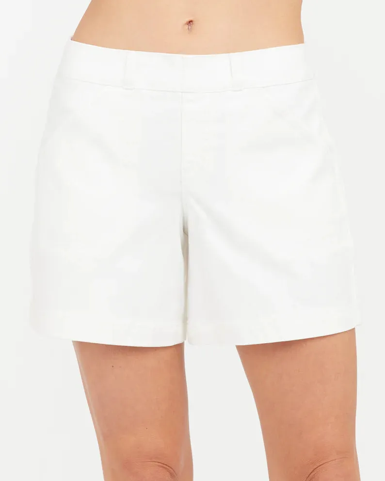 Spanx - Shorts - Stretch Twill - White
