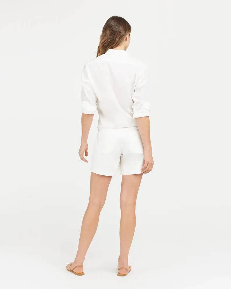 Spanx - Shorts - Stretch Twill - White
