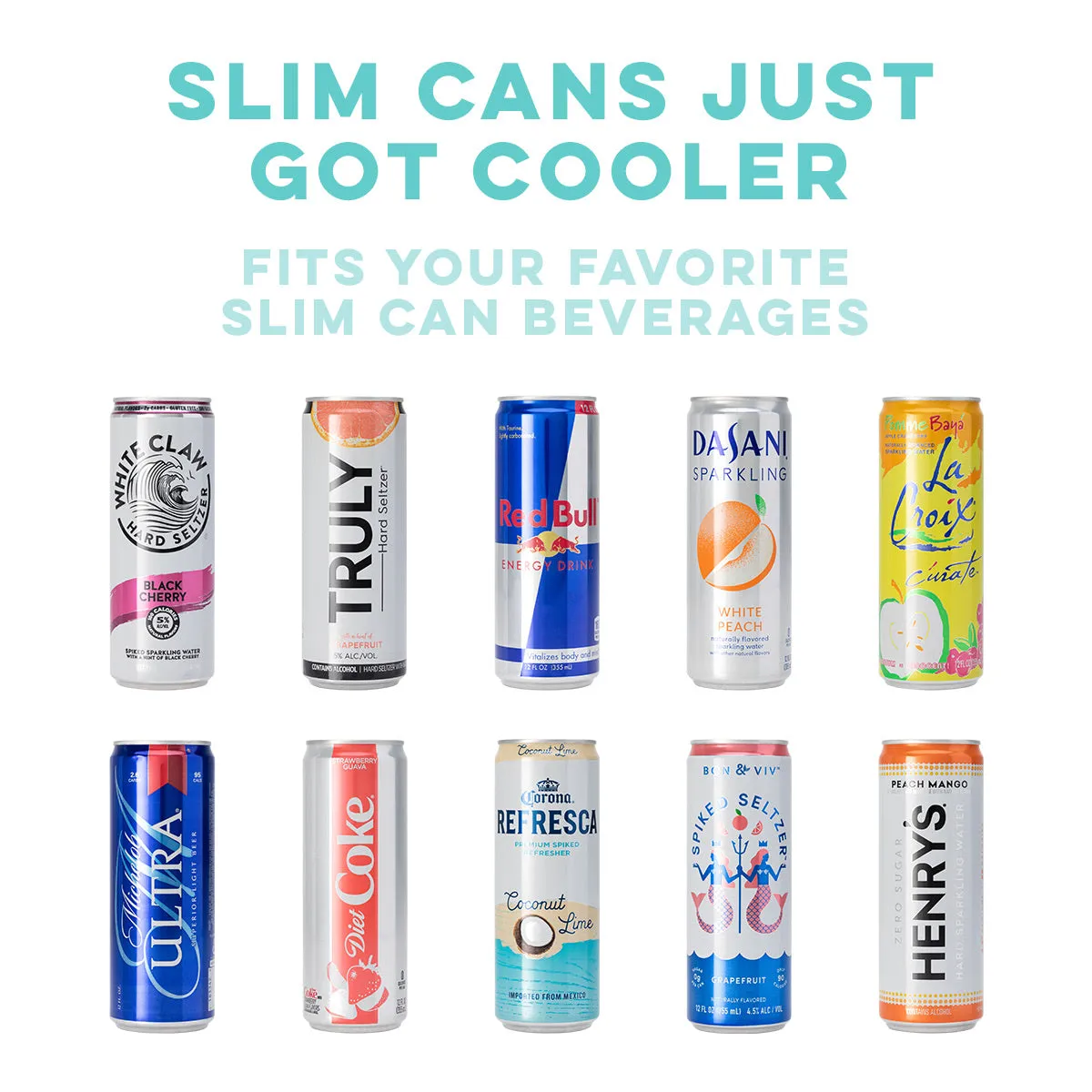 SWIG 12oz Skinny Can Cooler, Party Animal