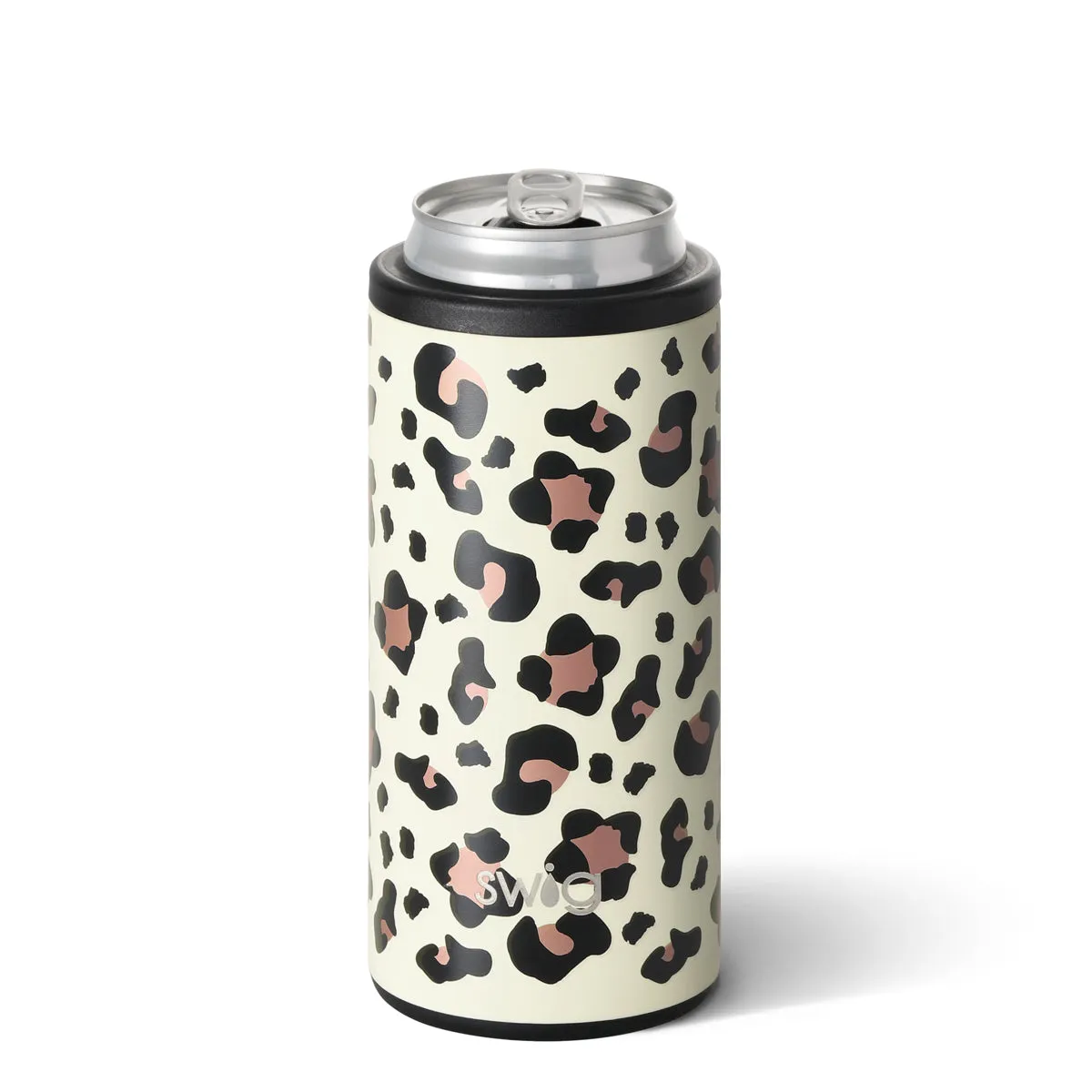 Swig Skinny Can Cooler Luxy Leopard