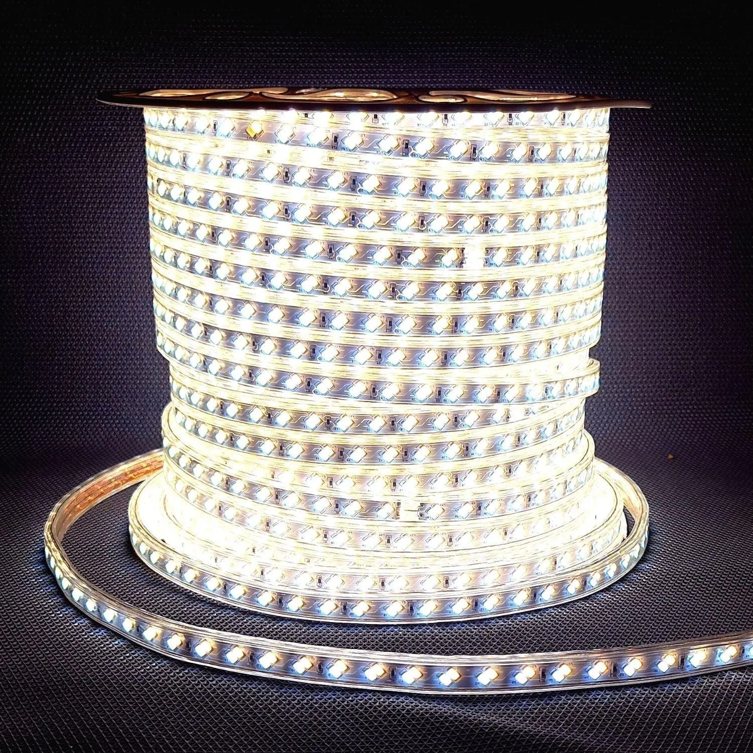 Tricolour LED Strip Light 220V 240V 5730 Warm White, Natural White, Cool White IP65 120LED/m Kit