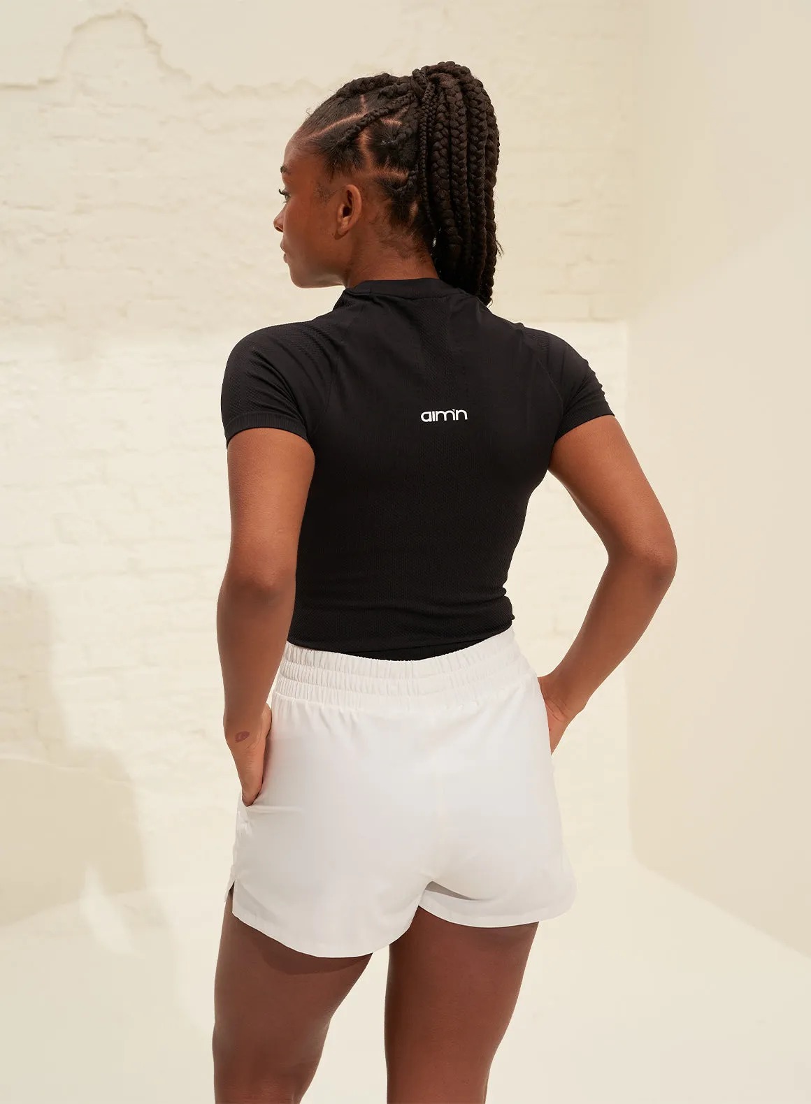White Essential Shorts