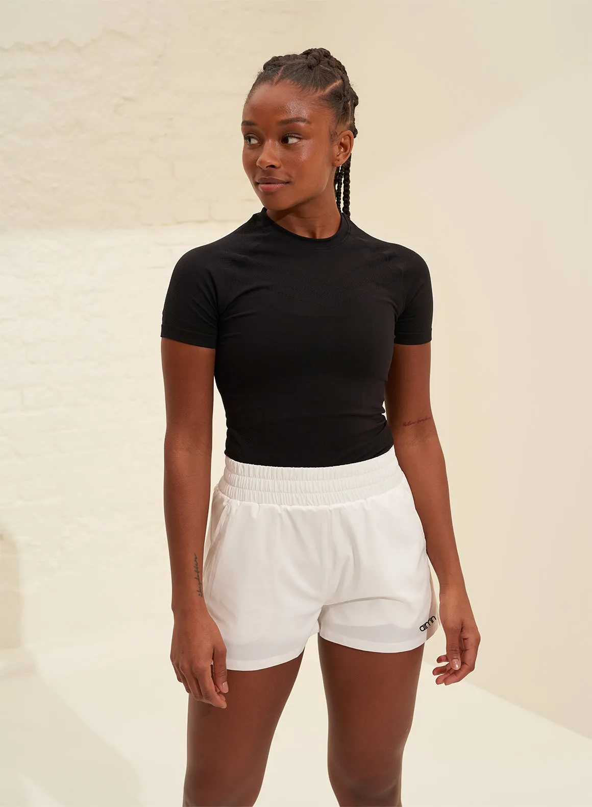 White Essential Shorts